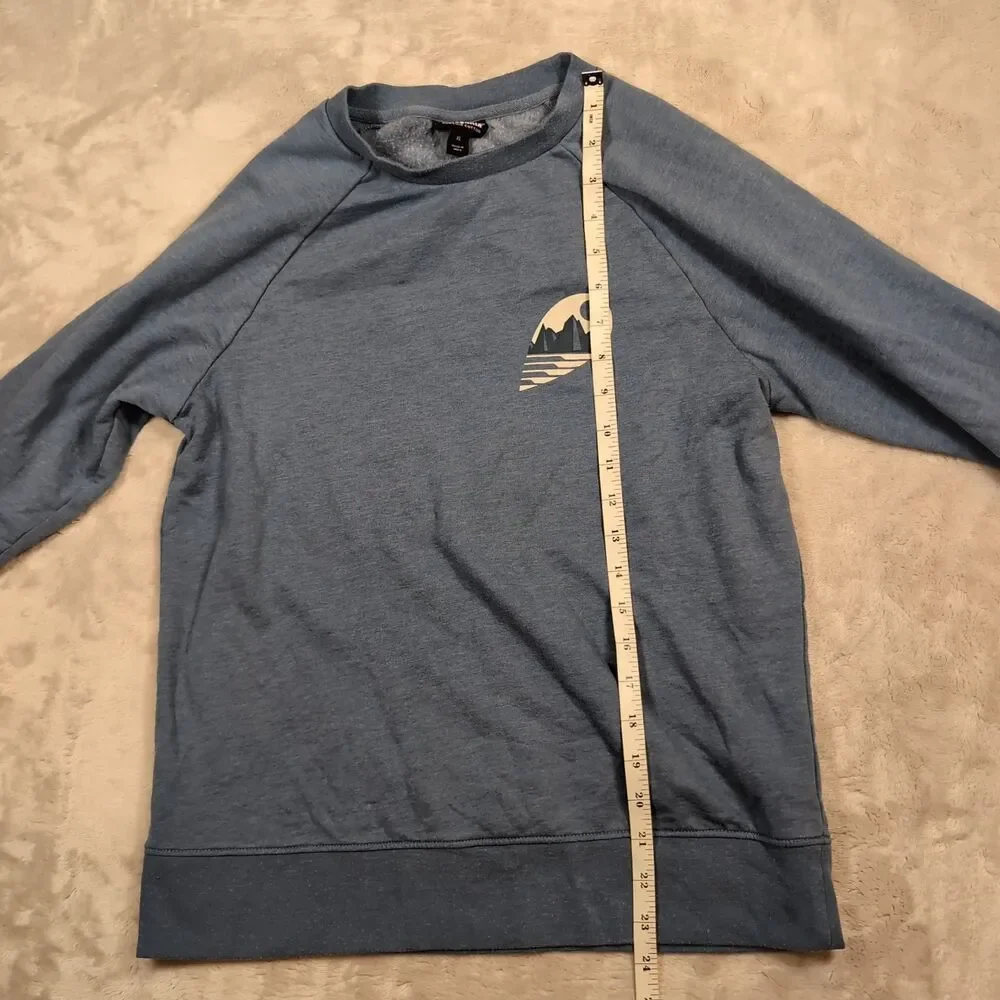 Patagonia Lightweight Crew Sweatshirt Kids XL Blue Youth Graphic Hiking Camping